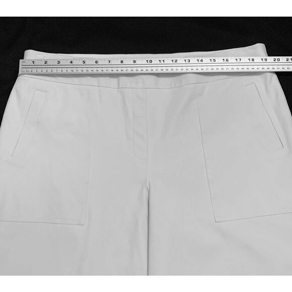 SPANX Womens Pants 2XL On-the-Go Cropped Wide Leg White Pull-On Shaping Pants - Picture 6 of 12